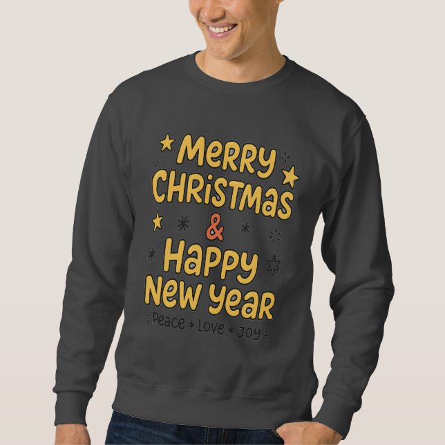 Merry Christmas Holiday & New Year Gift Sweatshirt (Front)