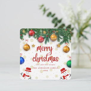 Merry Christmas Holiday Party Card