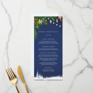 Merry Christmas Holiday Party Menu