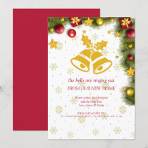 Merry Christmas Holiday Party New Home Moving 