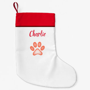 Merry Christmas Holiday Personalised Pet Lover Small Christmas Stocking