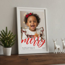 Merry Christmas Holiday Photo