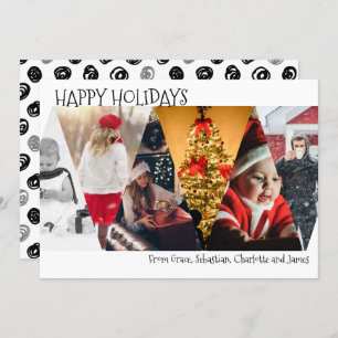 Merry Christmas Holiday Photo Collage