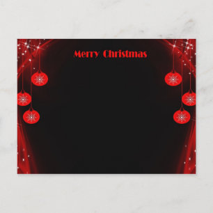 Merry Christmas Holiday Postcard