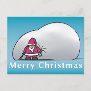 Merry Christmas Holiday Postcard