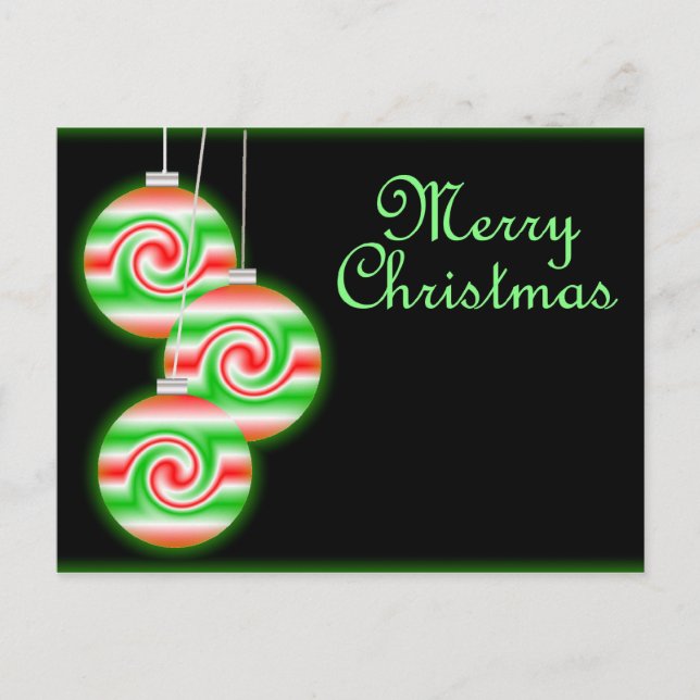 Merry Christmas Holiday Postcard (Front)