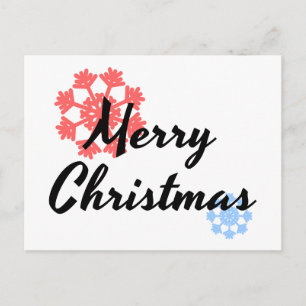 Merry Christmas Holiday Postcard