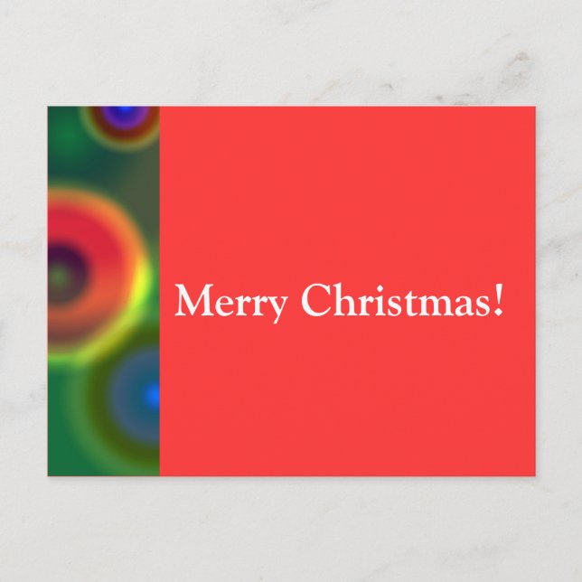 Merry Christmas! Holiday Postcard (Front)