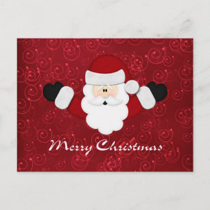Merry Christmas Holiday Postcard