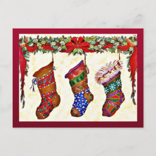 Merry Christmas Holiday Postcard