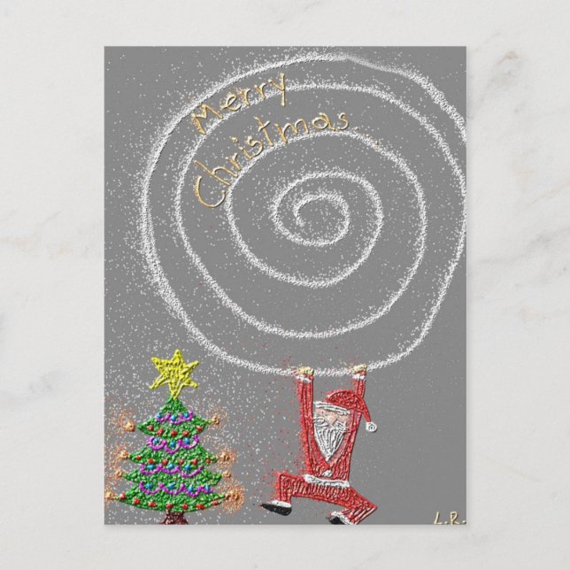 Merry Christmas Holiday Postcard (Front)