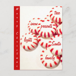 Merry Christmas Holiday Postcard