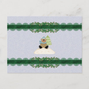 Merry Christmas Holiday Postcard