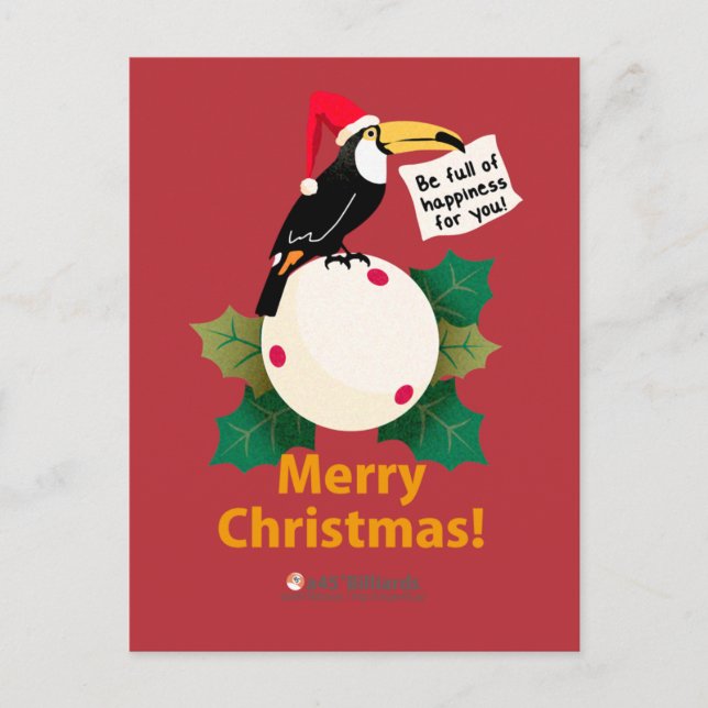 Merry Christmas! Holiday Postcard (Front)