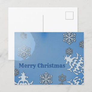 Merry Christmas Holiday Postcard