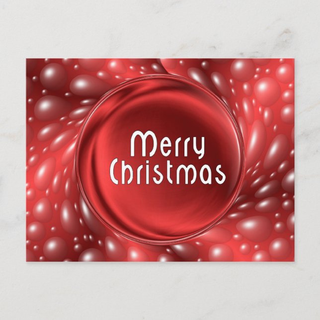 Merry Christmas Holiday Postcard (Front)