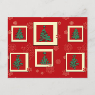 Merry Christmas Holiday Postcard