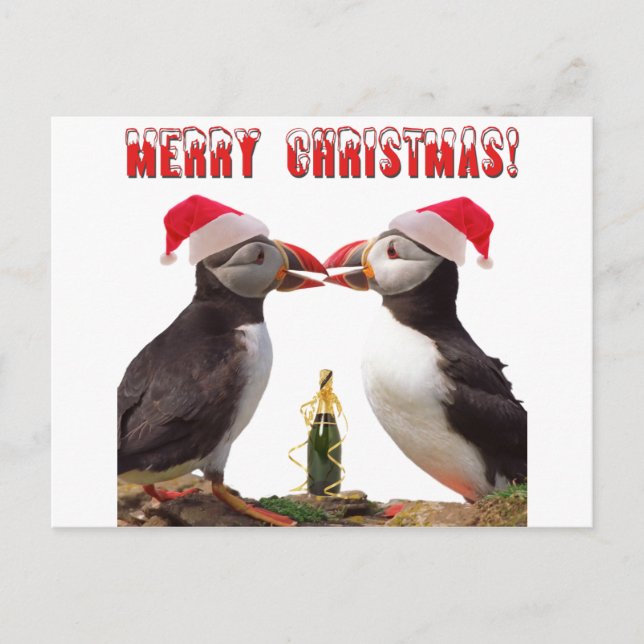 Merry Christmas Holiday Postcard (Front)