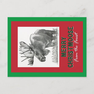 Merry Christmas Holiday Postcard