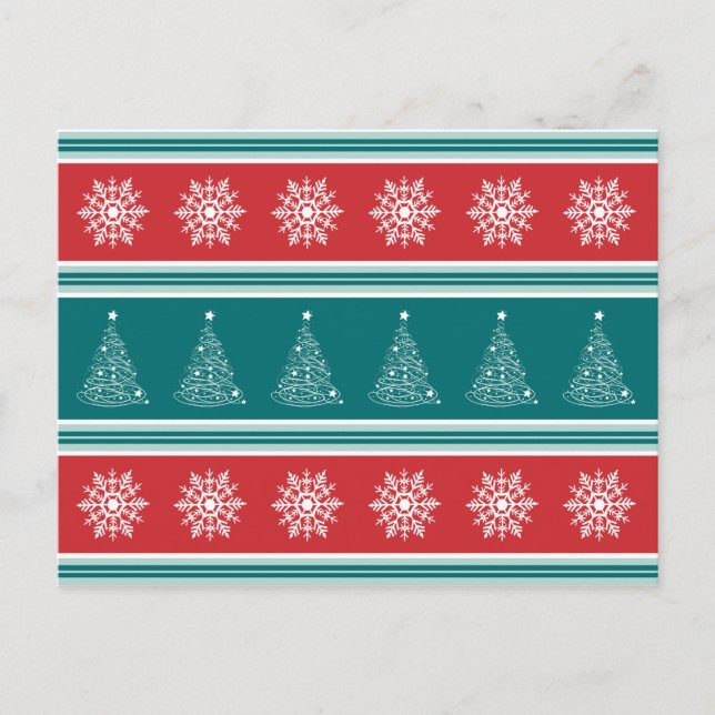 Merry Christmas Holiday Postcard (Front)