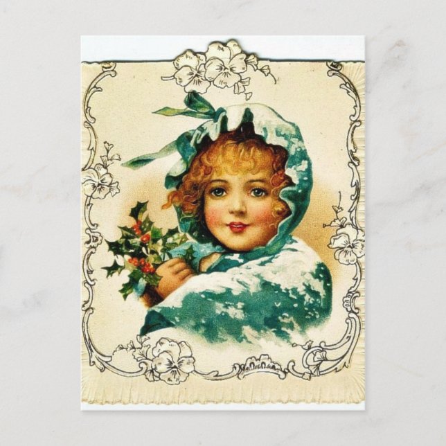 Merry Christmas Holiday Postcard (Front)