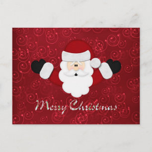Merry Christmas Holiday Postcard