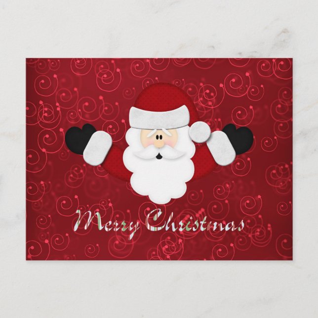 Merry Christmas Holiday Postcard (Front)