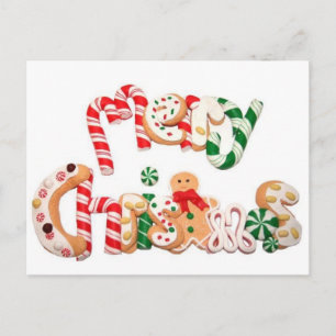 Merry Christmas Holiday Postcard