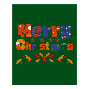 Merry Christmas Holiday Poster