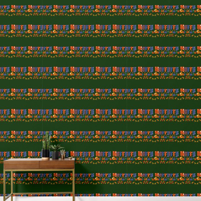 Merry Christmas  Holiday Wallpaper (Hallway)
