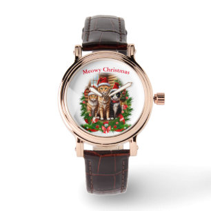 Merry Christmas holidays Animals Watch