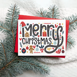Merry Christmas   Holidays Greetings Card