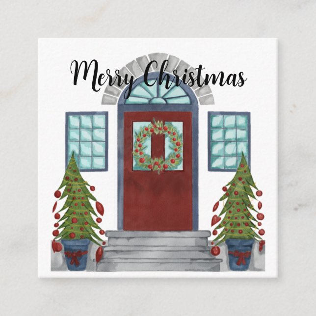 Merry Christmas home Enclosure Card (Front)