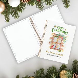 Merry Christmas Home Where the Heart   Real Estate Notebook