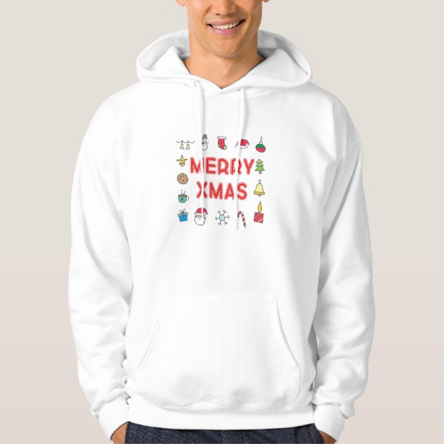 merry christmas hoodie (Front)
