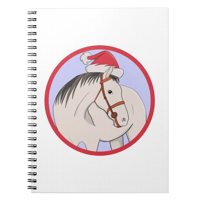 Merry Christmas Horse Notebook (Front)
