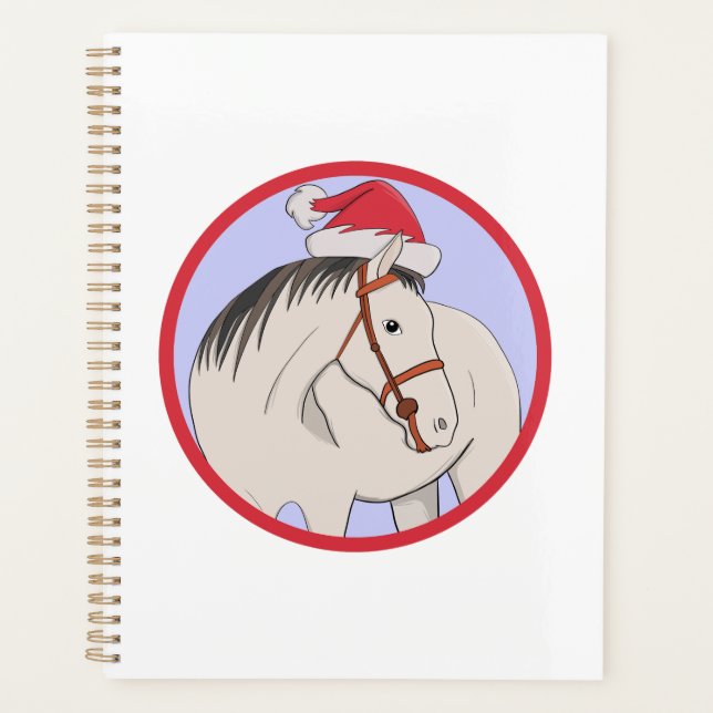 Merry Christmas Horse Planner (Front)