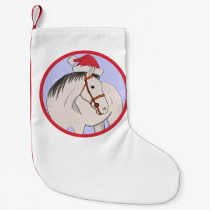 Merry Christmas Horse Small Christmas Stocking