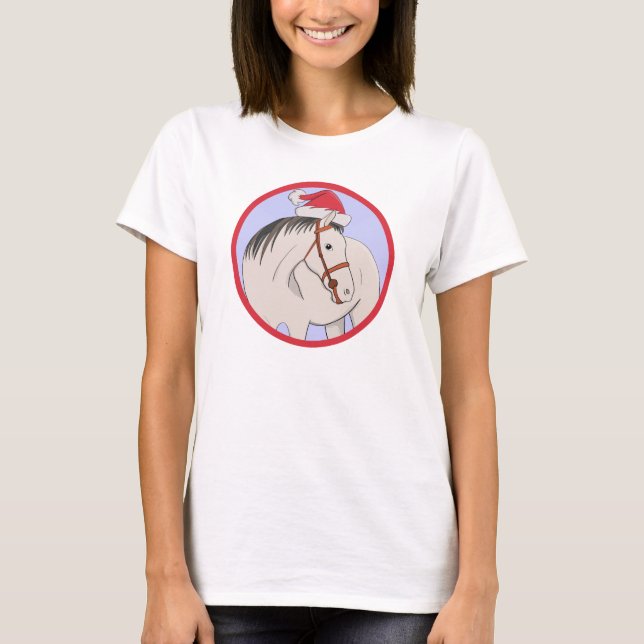 Merry Christmas Horse T-Shirt (Front)