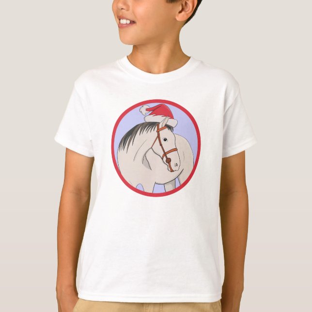 Merry Christmas Horse T-Shirt (Front)