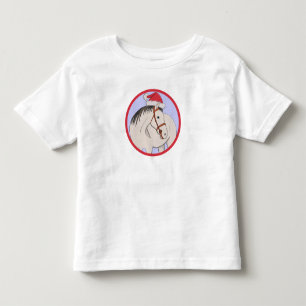 Merry Christmas Horse Toddler T-Shirt