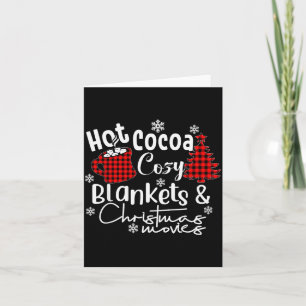 Merry Christmas Hot Cocoa Cozy Blankets & Chri Card
