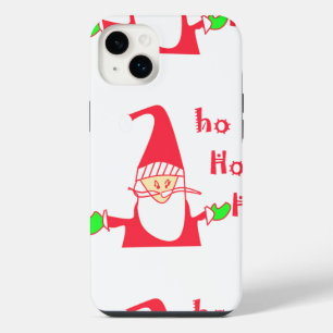 Merry Christmas Humourous Santa Mouse Unique Festi iPhone 14 Plus Case