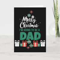Merry Christmas I'm Going To Be A Dad Pregnant Wif