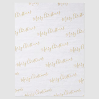Merry Christmas in Gold, or Your Message Tissue Paper