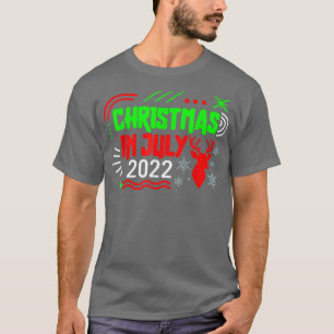 Merry Christmas In July 2022 Mele Kalikimaka Santa T-Shirt