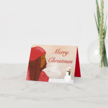 Merry Christmas in the Snow (Customise Greeting)