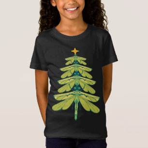 Merry Christmas insect Lover Dragonfly Christmas T T-Shirt