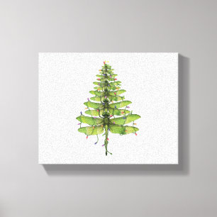 Merry Christmas insect Lover Xmas Dragonfly Canvas Print