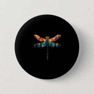 Merry Christmas insect Lover Xmas Dragonfly Christ 6 Cm Round Badge